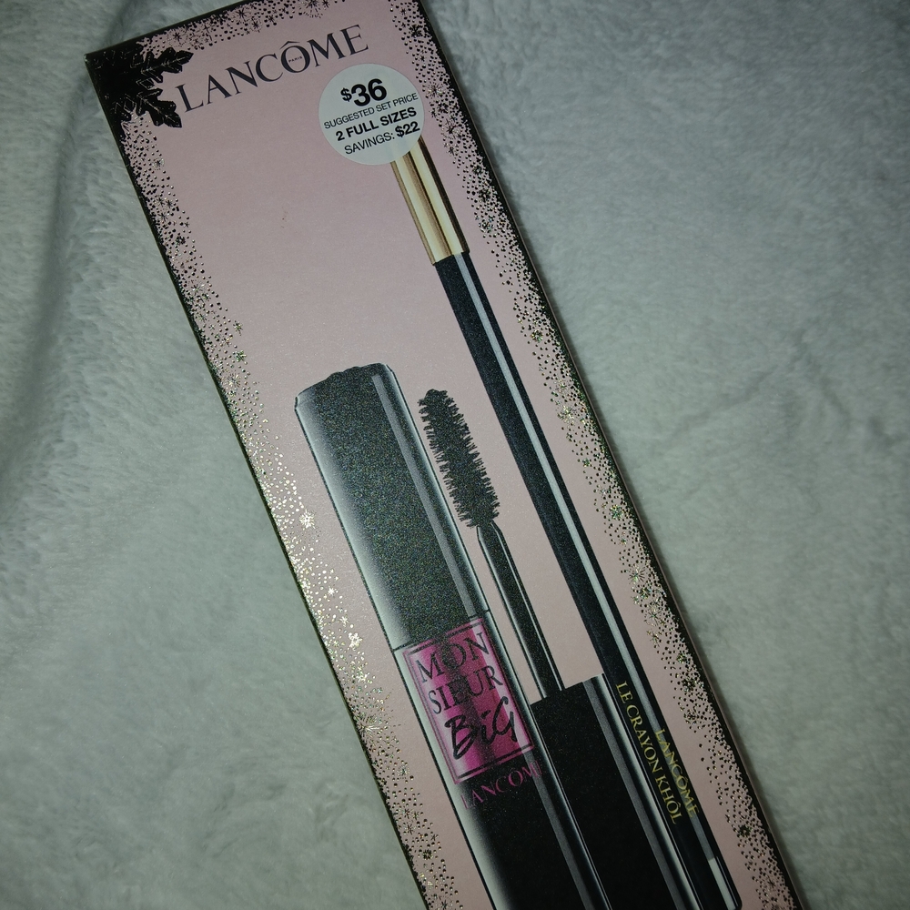 Lancome Monsieur Big Mascara Set - Black and Pink
